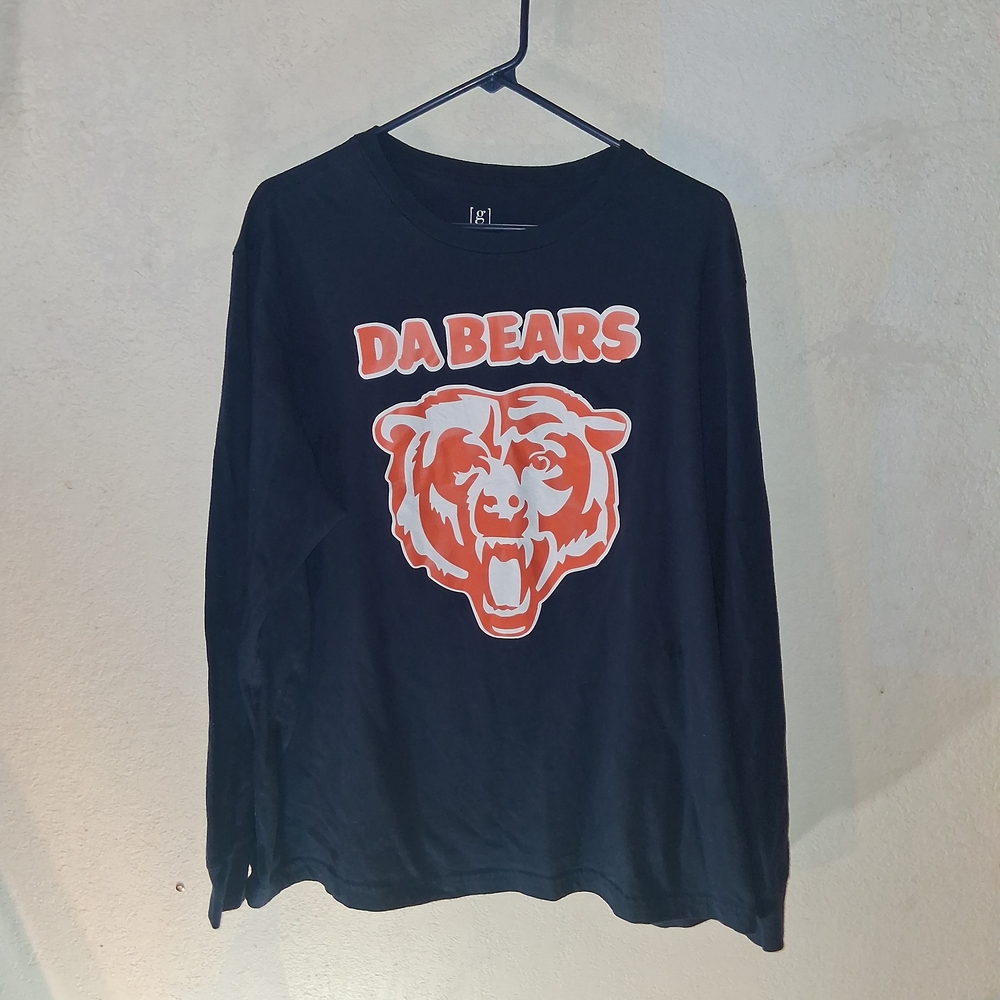 George Kids Black and Orange 'Da Bears' Long Sleeve Shirt